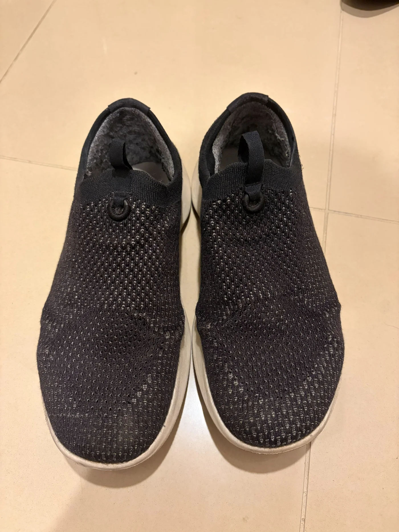 約2年使用したAllbirds Tree Dasher Relayを正面上から見た全体